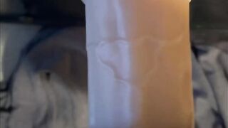 11 Inch Sex toy gets Pushed in My Ass