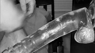 Biggest 10 Inch Vibrator in my Arsehole