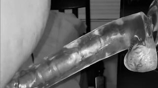 Biggest 10 Inch Vibrator in my Arsehole