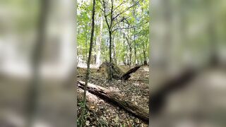 big beautiful woman mother i'd like to fuck Public forest flashing tiny titties and obese twat