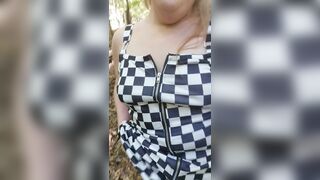 big beautiful woman mother i'd like to fuck Public forest flashing tiny titties and obese twat