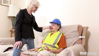 British Older Jacy Solves Problems With Hardcore Pleasure