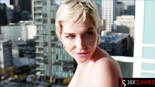 Breathtaking Honey Skye Blue Enjoys Balcony Sex After Titjob