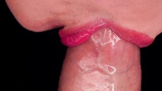 CLOSE UP: SUPERLATIVELY GOOD Sloppy THROAT made U CUM TWICE! Fleshly FORESKIN Blow job! Sucking UNCUT Shlong! ASMR