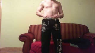 Watching porn playing with flesh light