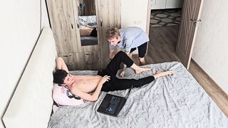 Caught My Str8 Ally Wanking His Large Dong Part 1