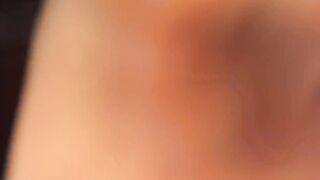 Banged the pass with a large penis and then cum in the butt -- Close-up --