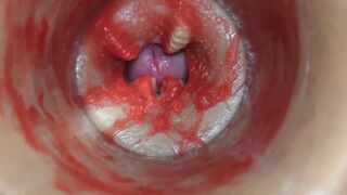 Camera Inside Unfathomable Twat Captures Very Biggest Spunk fountain of Semen ASMR