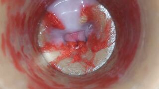 Camera Inside Unfathomable Twat Captures Very Biggest Spunk fountain of Semen ASMR