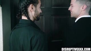 Stepbrothers visit their old foster home & bang