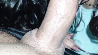 Hermanastra exotica practica sus habilidad de mamadas