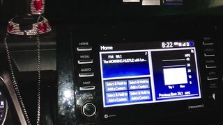 DarkChocolateBarbie smokes & sucks bf cock in the car at Miami hotel 1 day previous to her BBL surgery