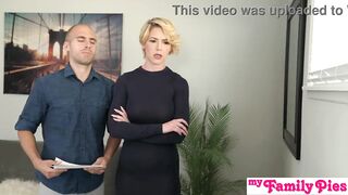 Excited Jewels Blu doesn't Give A Screw Takes Stepbro's Jock