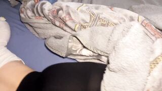 Cumming on my stepsister's cheating her boyfriend- gym garments