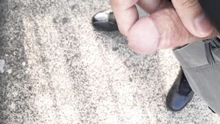 Cumming on an educate station