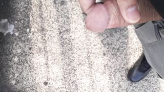 Cumming on an educate station