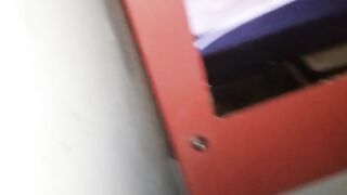 Wife sucks me at magnificence aperture