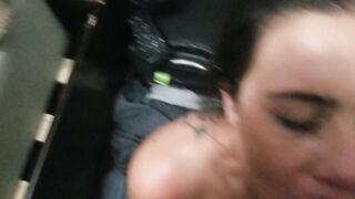 Wife gives hubby blow job