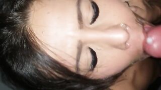 Sexywife sucks on my schlong