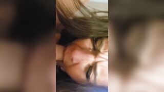 Wife gets screwed hard with my wang in her throat