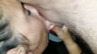 Wife chokes and Slobbering all over my ramrod