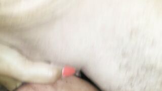 Banging my wife's mouth as that babe hangs off the side of a motel daybed