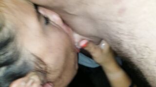 Damn this babe knows how to suck a ramrod.