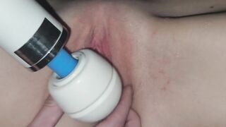 HD Teen Vagina Moist from Love button Sucking Toy and Magic Wand