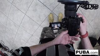 Pretty Little Tit Teenager Taking His Penis