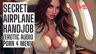 Secret Airplane Tugjob - Public Audio Porn