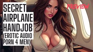 Secret Airplane Tugjob - Public Audio Porn