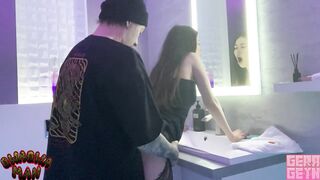 Hard Coarse Bang With Horny Hotty In Public Restroom