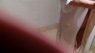 Redhead Wife Flashes Her Body Going For Ice At The Hotel - Pepper Starks