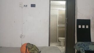 STEPSISTER TOUCHES HER PUSSY WHILST STEPBROTHER BATHING