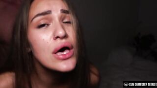 CumDumpsterTeens- Late night hookup gets put on tape!