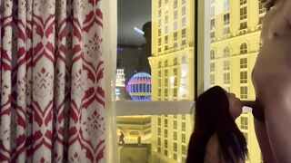 Vegas Mouth goat swallows cum for sugar dad