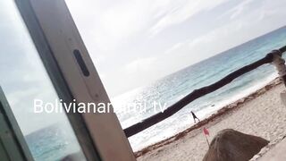 Vamos a tomar desayuno????... mostrando mi conchita en el restaurante????