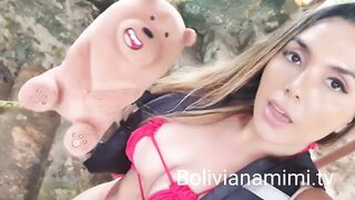 Aventura no cenote.... no last o guia me levou numa parte vazia e deixe ele tocar a ppkinha???? Vide