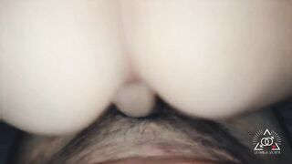 Sat down on his wang and drilled him with my booty like a worthy little doxy