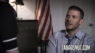 Brunette hair Housewife Screws With Shady Reporter Just Not To Write Stories About Her Politician Spouse