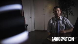 Brunette hair Housewife Screws With Shady Reporter Just Not To Write Stories About Her Politician Spouse