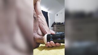 Pumping My Pocket Cunt Full Of Cum