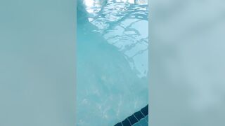 Flashing at swiming pool