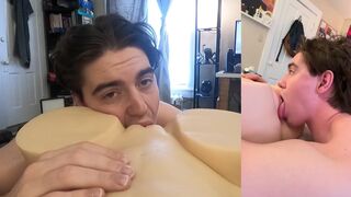 Athletic College Student Eats, Bangs, and Creampies his Tantally