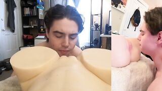 Athletic College Student Eats, Bangs, and Creampies his Tantally