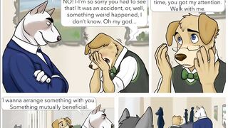 Fur Comic Dub: The Internship, Part 1.1 (Fur Animation, Furries, Fur Sex, Fur, Public Anal)