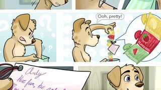 Fur Comic Dub: The Internship, Part 1.1 (Fur Animation, Furries, Fur Sex, Fur, Public Anal)