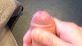 Masturbation ended in a Large Spunk fountain