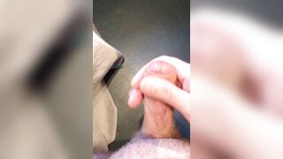 Masturbation ended in a Large Spunk fountain