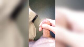 Masturbation ended in a Large Spunk fountain